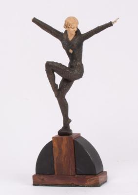 After Chiparus Art Deco figure of a