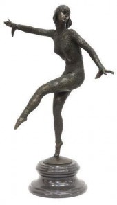 AFTER CHIPARUS ART DECO STYLE