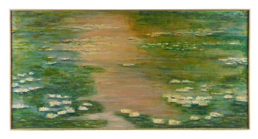 AFTER CLAUDE MONET, 20TH C., OIL ON