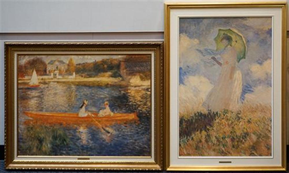 AFTER CLAUDE MONET, LADY WITH