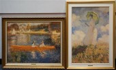AFTER CLAUDE MONET, LADY WITH