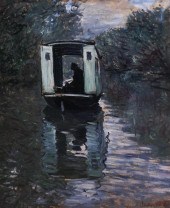 AFTER CLAUDE MONET, THE BOAT S