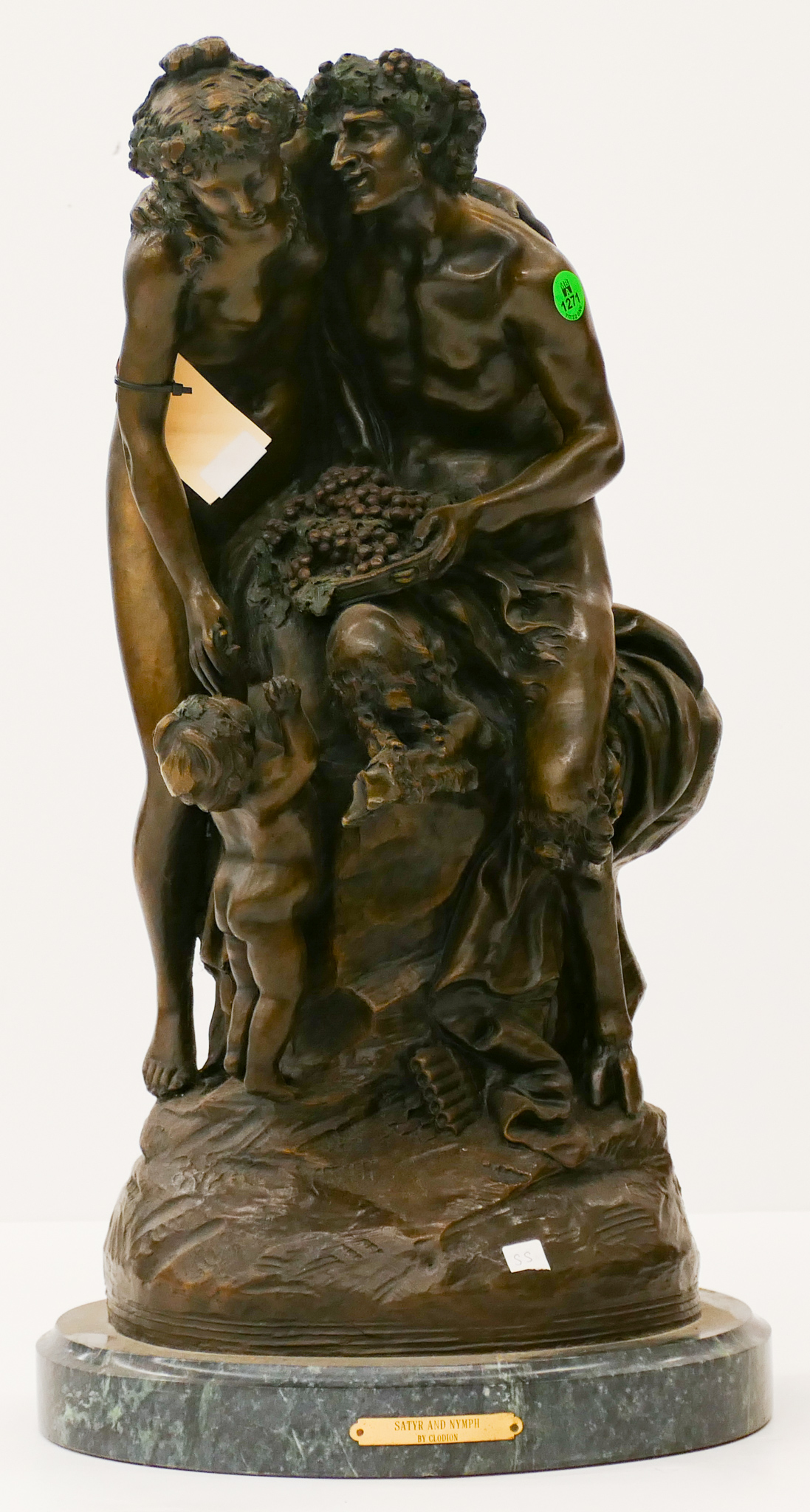 After Clodion Allegorical Bronze