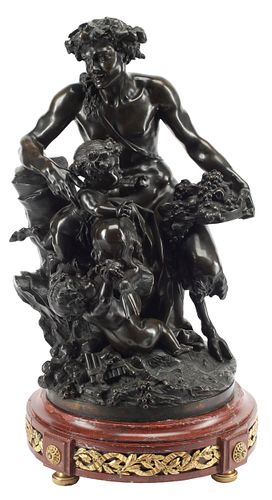 AFTER CLODION BRONZE SCULPTURE