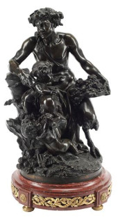 AFTER CLODION BRONZE SCULPTURE