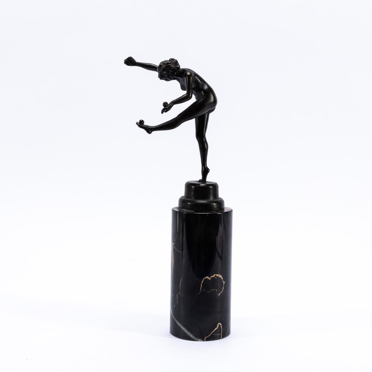 AFTER COLINET, "JUGGLER" SCULPTURE,