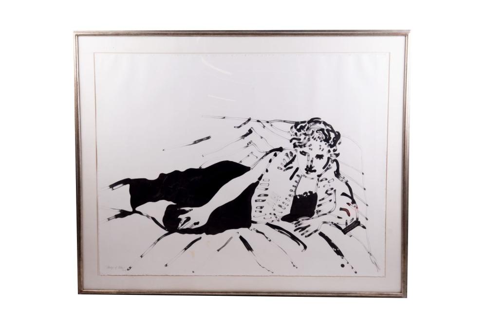 AFTER DAVID HOCKNEY: "BIG CELIA,