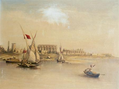 After David Roberts Ruin of Luxor