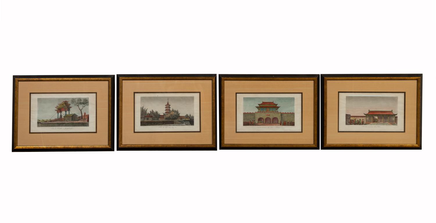 AFTER DE GUIGNES, FOUR FRAMED