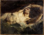 AFTER DELACROIX 'MALE NUDE' OI