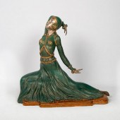 AFTER DEMETRE CHIPARUS BRONZE