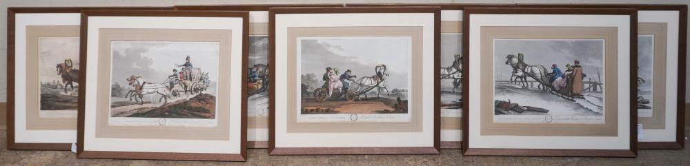 AFTER DRAWINGS BY MORNAY, SEVEN