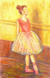 AFTER EDGAR DEGAS PASTEL ON PA