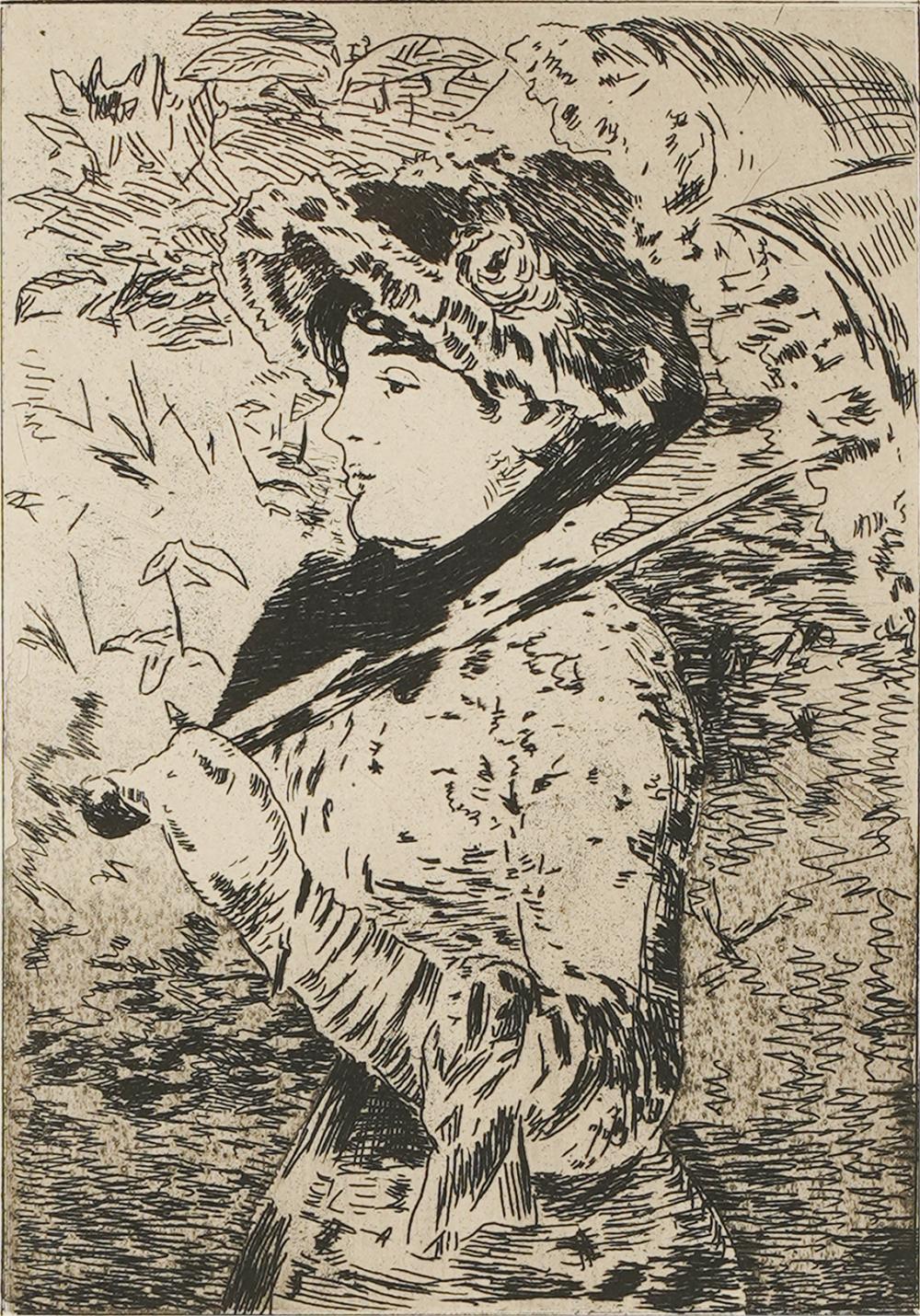 AFTER EDOUARD MANET: WOMAN WITH