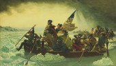 AFTER EMANUEL LEUTZE PAINTING,