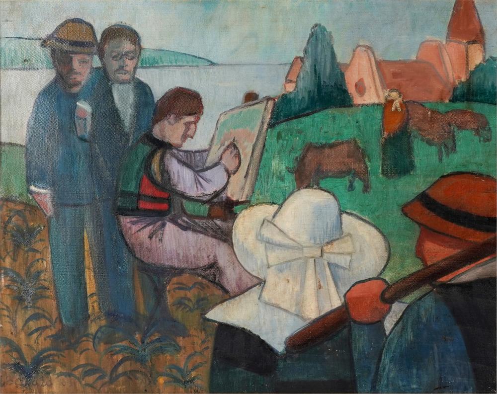 AFTER EMILE BERNARD: LANDSCAPE WITH