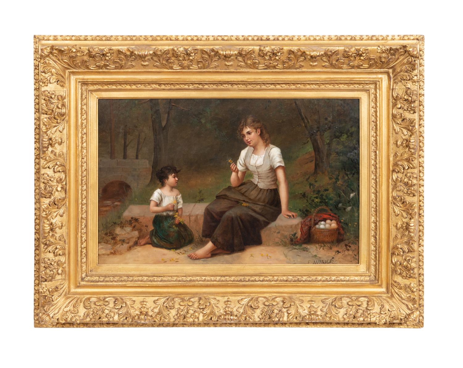 AFTER EMILE MUNIER, SEATED MOTHER &