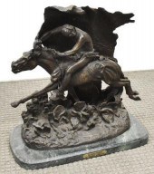 AFTER F. REMINGTON BRONZE 'HOR