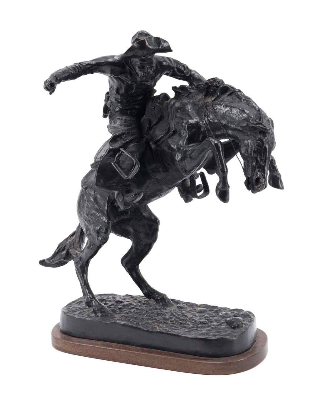 AFTER F. REMINGTON, "THE BRONCO