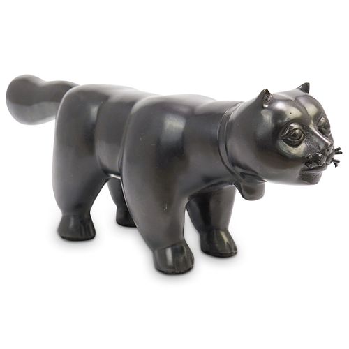 AFTER FERNANDO BOTERO CAT BRONZE