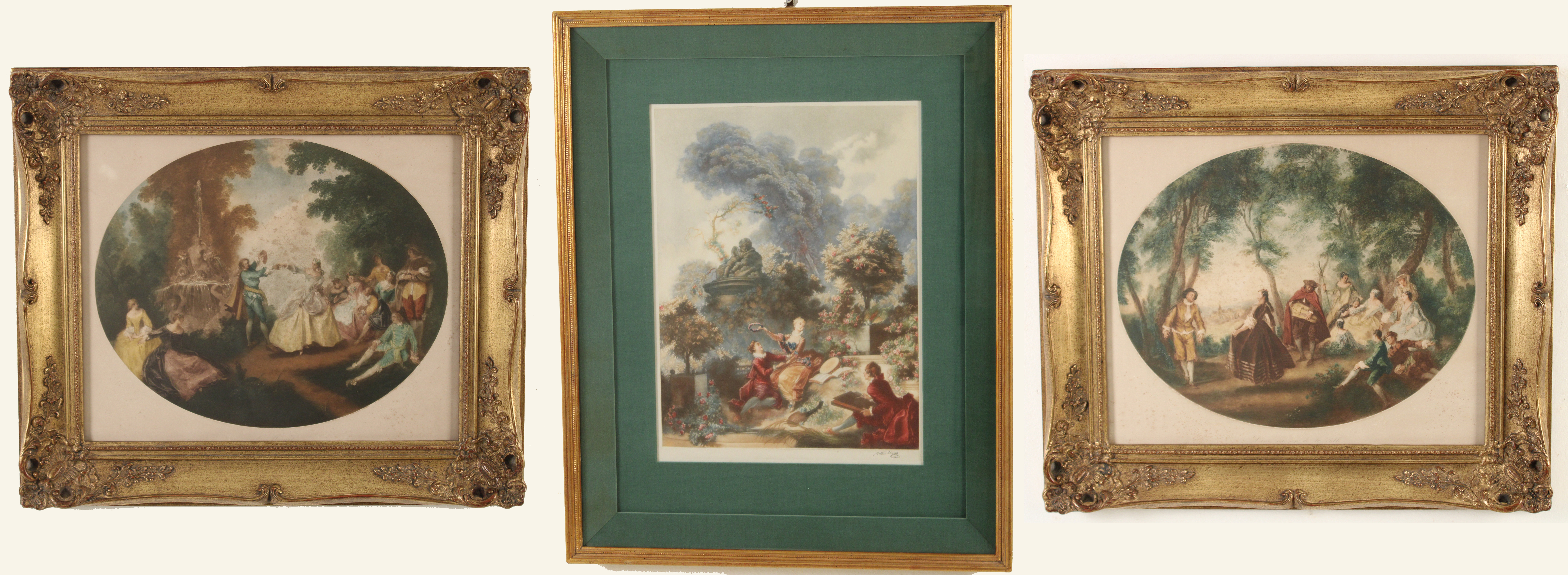 AFTER FRAGONARD AND WATTEAU Group