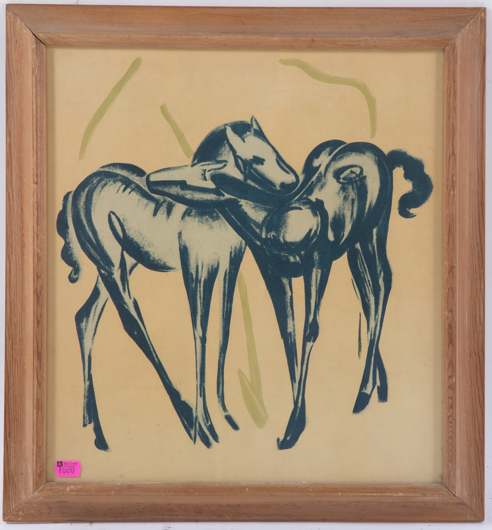 AFTER FRANZ MARC. "BLUE COLTS,"