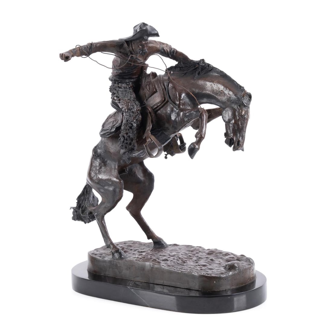 AFTER FREDERIC REMINGTON, BRONCO
