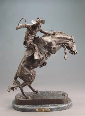 AFTER FREDERIC REMINGTON, BRON