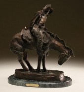 After Frederic Remington bronz
