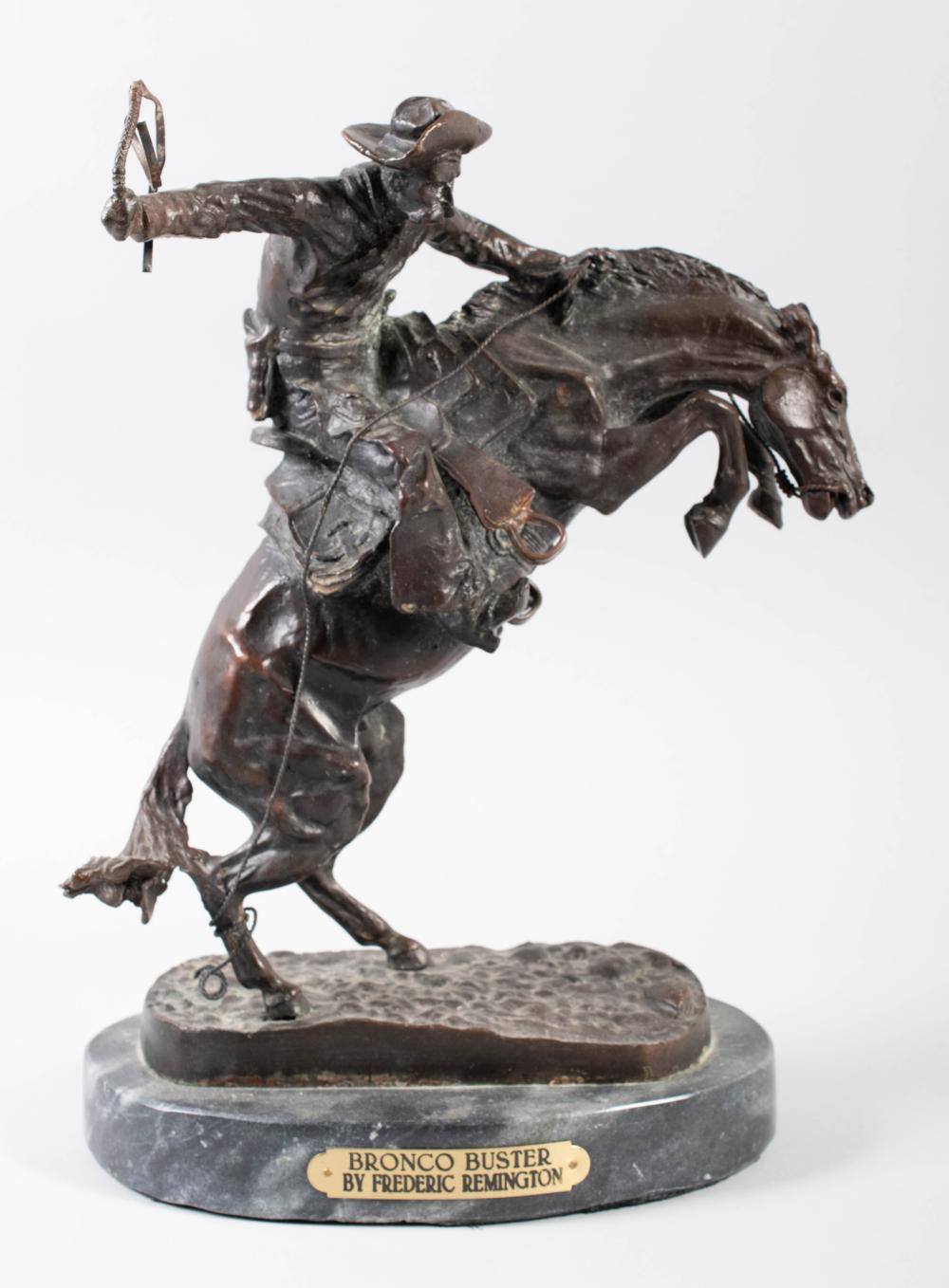 AFTER FREDERIC REMINGTON, BRONZE