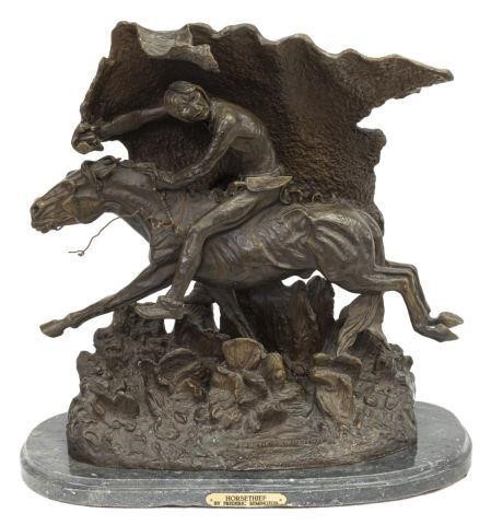 AFTER FREDERIC REMINGTON BRONZE,