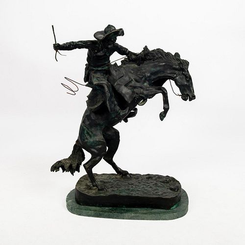AFTER FREDERIC REMINGTON, BRONZE