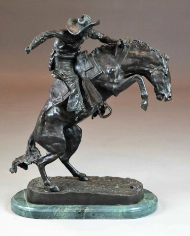 After Frederic Remington Bronze