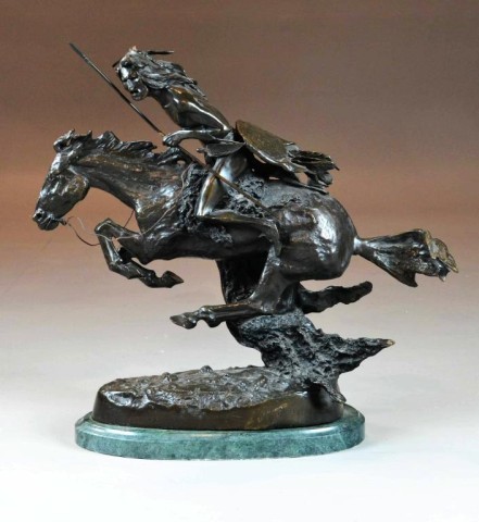 After Frederic Remington Bronze