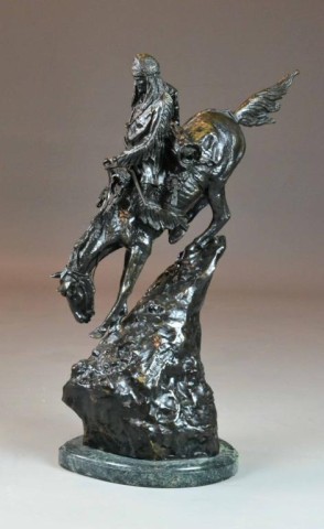After Frederic Remington Bronze