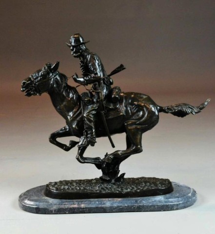 After Frederic Remington Bronze