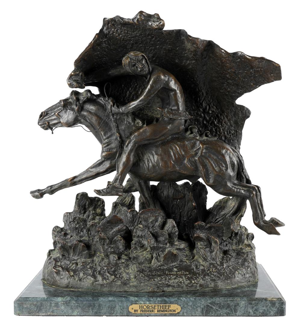 AFTER FREDERIC REMINGTON: "HORSE