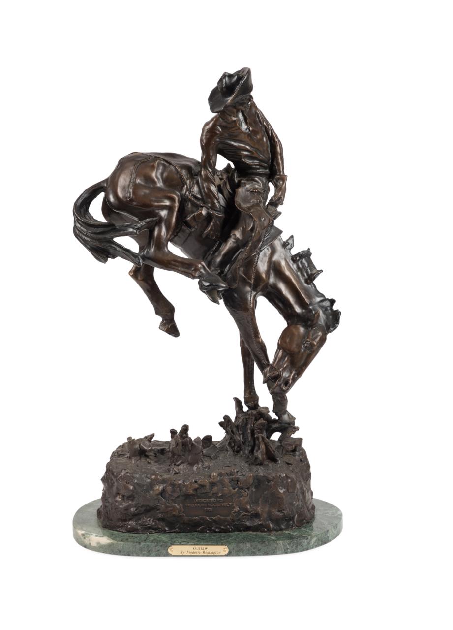AFTER FREDERIC REMINGTON, "OUTLAW",