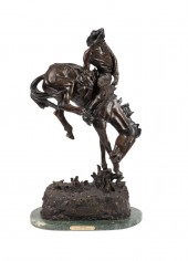 AFTER FREDERIC REMINGTON, "OUT