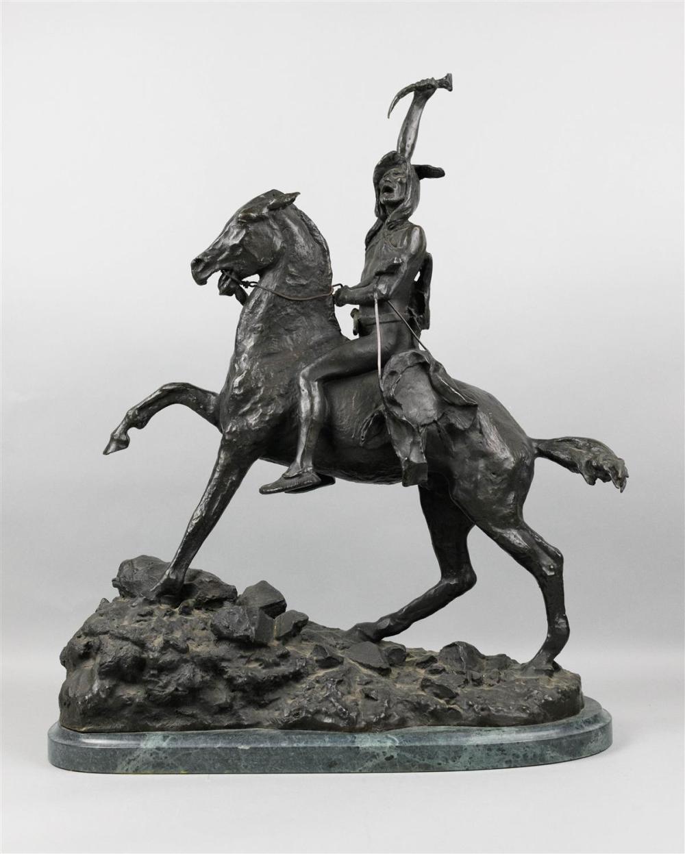 AFTER FREDERIC REMINGTON, "THE