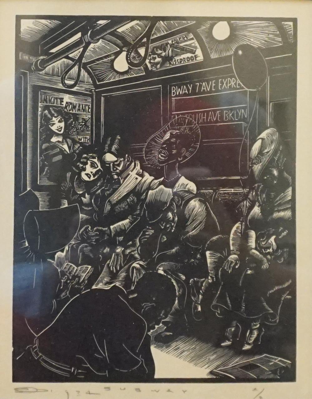 AFTER FRITZ EICHENBURG, SUBWAY,