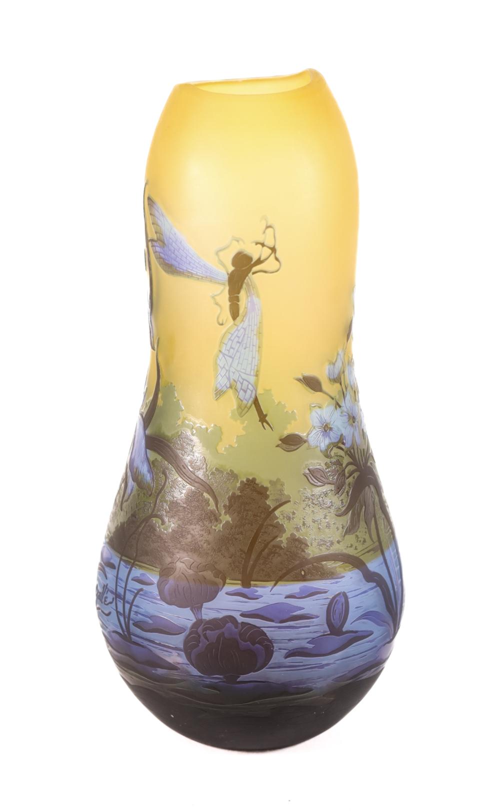 AFTER GALLE, CAMEO ART GLASS