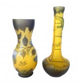 AFTER GALLE CAMEO GLASS VASESA