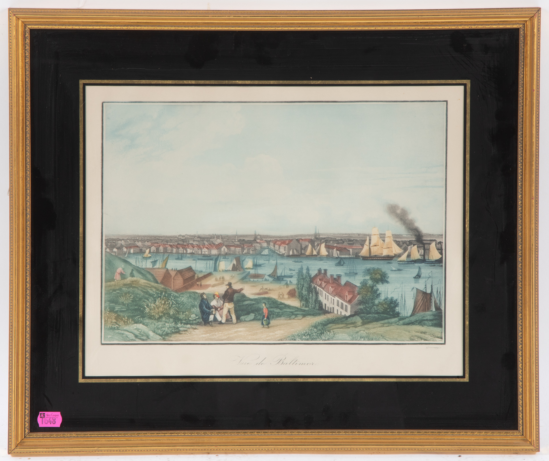 AFTER GARNERAY. "VUE DE BALTIMORE,"