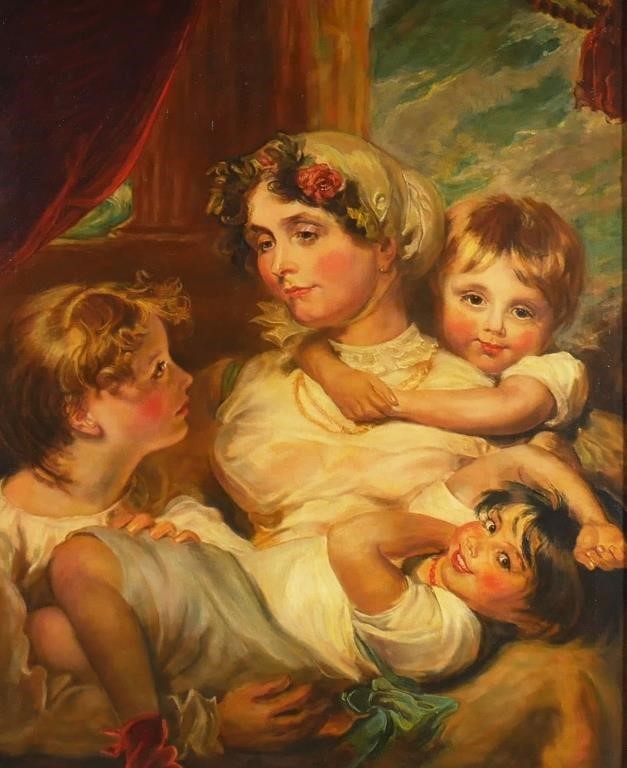 AFTER GEORGE HENRY HARLOW, OIL ON