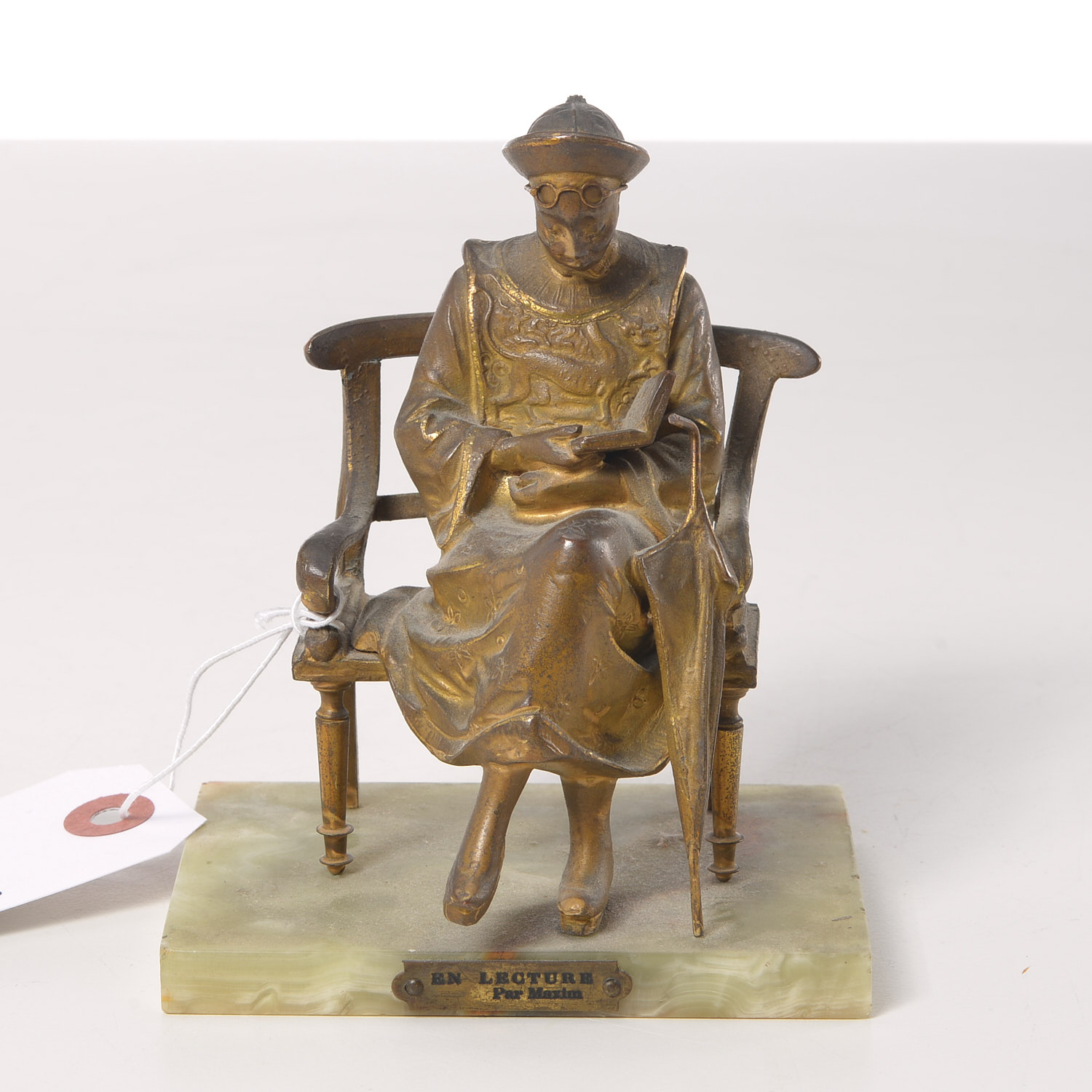 AFTER GEORGE MAXIM, GILT BRONZE