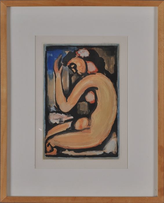 AFTER GEORGE ROUAULT: FEMALE FIGURE