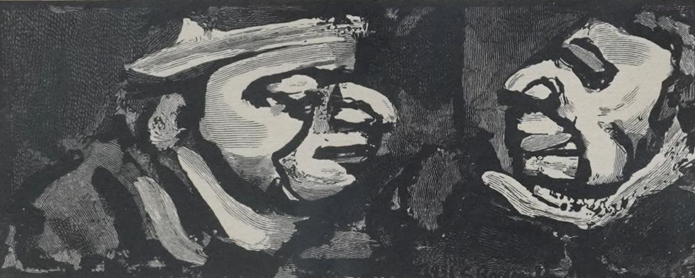 AFTER GEORGE ROUAULT TWO FACES,