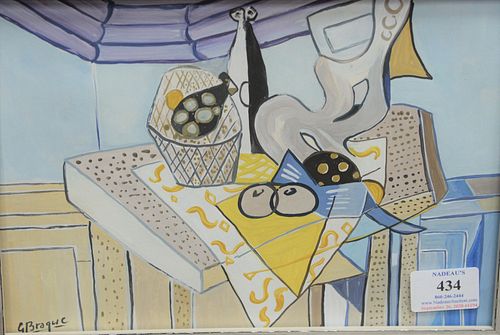 AFTER GEORGES BRAQUE, WATERCOLOR ON