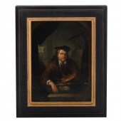 AFTER GERARD DOU. "PORTRAIT OF